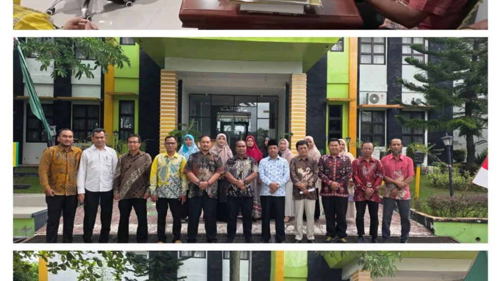 Silaturahmi Warek 1 Kabiro AUAK dan Kasubag Akademik dengan Dekan Kabag TU dan Tendik Fakultas Syariah