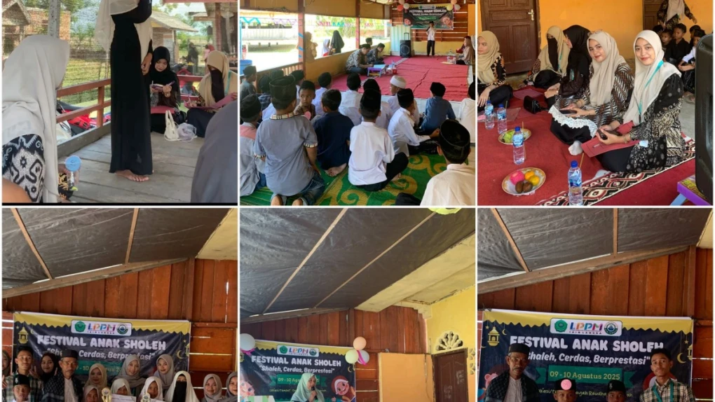 Dayah Raudhatul Jannah Penuh Tawa, KKN 17 Sukses Gelar Festival Anak Saleh