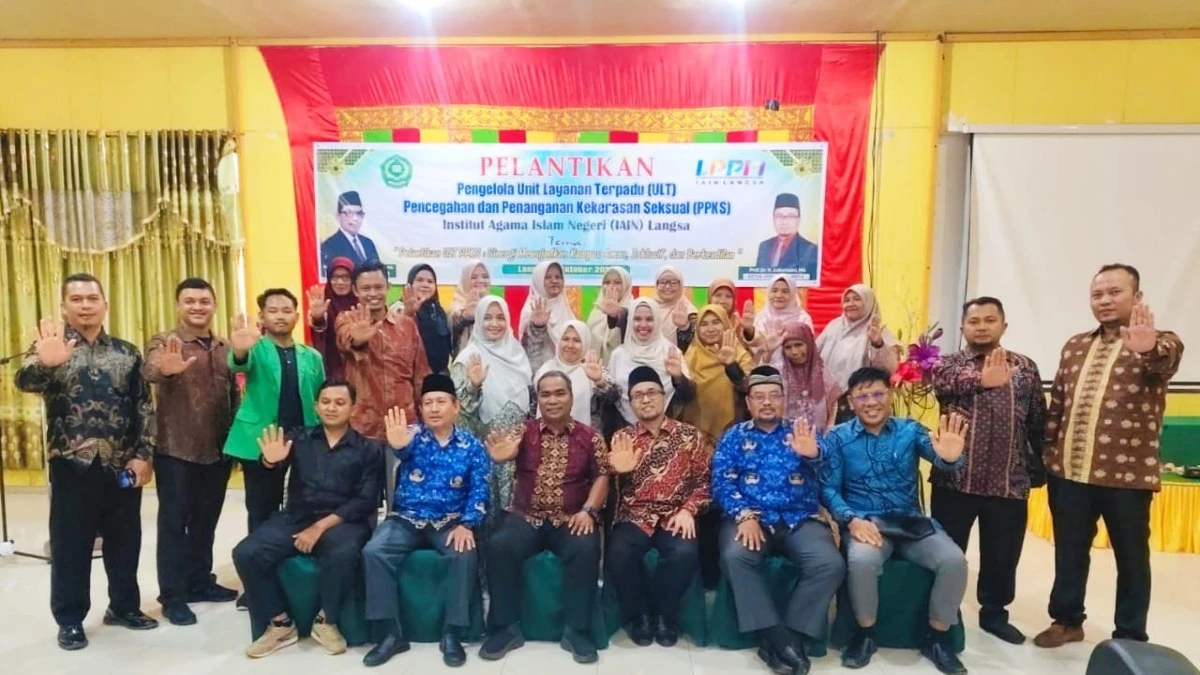 Dosen Fakultas Syariah IAIN Langsa Dilantik sebagai Pengurus ULT PPKS IAIN Langsa