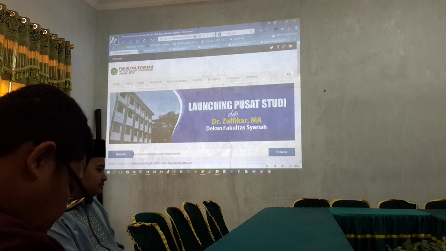 Launching E-Layanan Fakultas Syariah