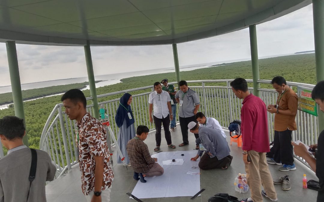 Tim PUSIF Fakultas Syariah IAIN Langsa Survey Titik Rukyah di Tower Mangrove Kuala Langsa