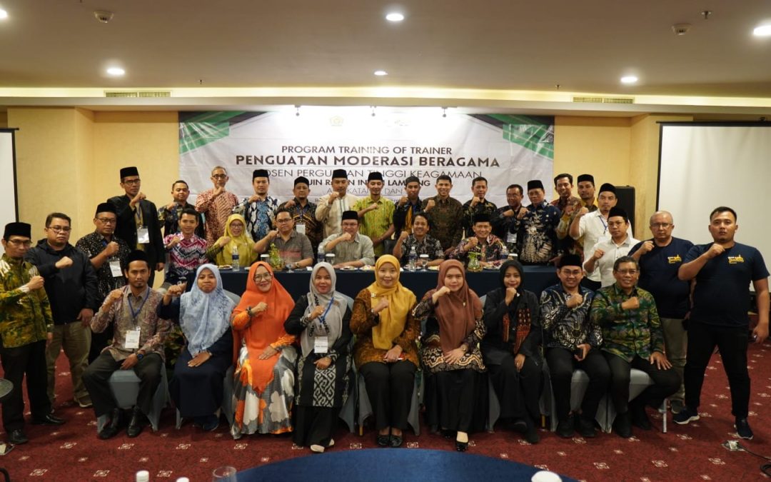 Partisipasi Dosen FASYA IAIN Langsa Pada Training of Trainer “TOT” Penguatan Moderasi Beragama Di Bandar Lampung